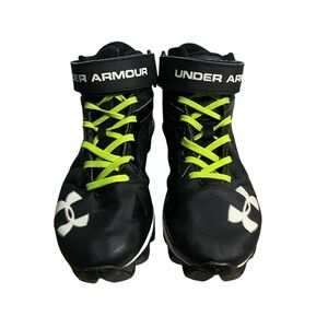 Under Armour Men's Crusher RM Black Athletic Football Cleats